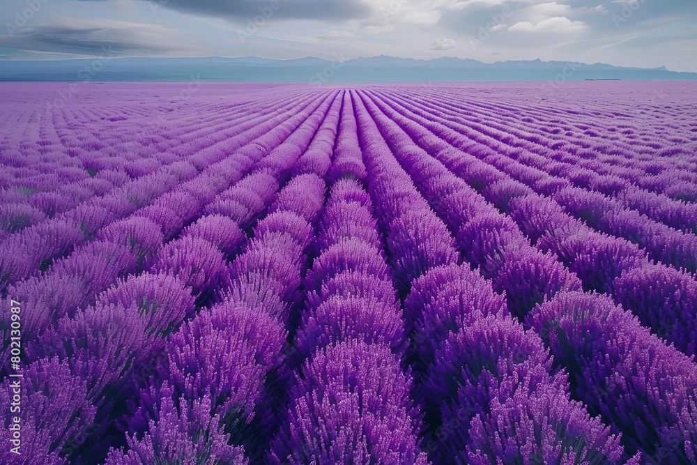 A beautiful field of lavender in bloom A beautiful field of lavender in bloom