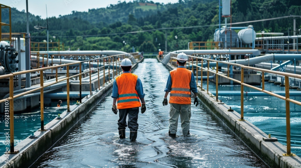 the monitoring and compliance efforts, with technicians conducting regular tests to ensure wastewater quality meets regulatory standards the monitoring and compliance efforts, with technicians conducting regular tests to ensure wastewater quality meets regulatory standards