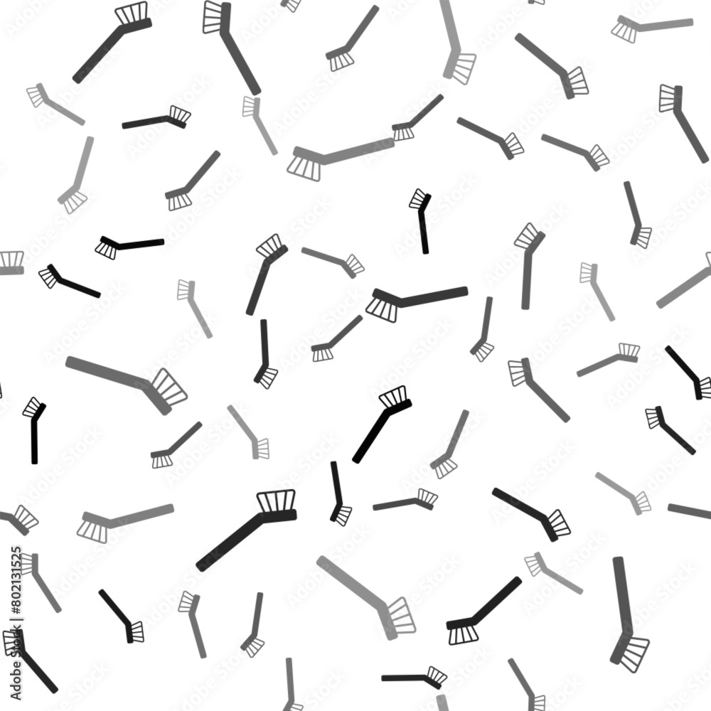 Black Brush for cleaning icon isolated seamless pattern on white background. Cleaning service concept. Vector Black Brush for cleaning icon isolated seamless pattern on white background. Cleaning service concept. Vector