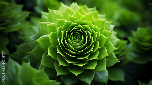 close up of a green plant