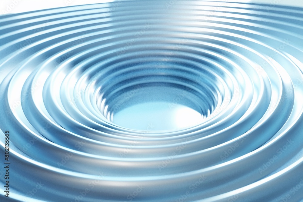 3D tech background with minimalistic, circular lines in blue and white. 3D tech background with minimalistic, circular lines in blue and white.
