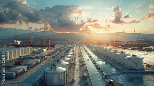 the arrival of dairy products at international ports, marking the successful completion of the export process