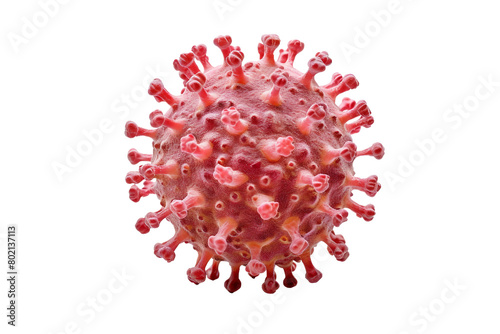 Rotavirus Virus On Transparent Background.