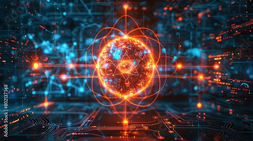 atomic nucleus, nuclear explosion concept