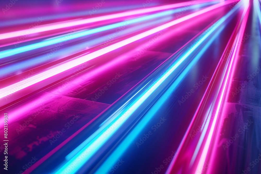 Neon glow on a high-tech background, pink and blue, abstract lines. Neon glow on a high-tech background, pink and blue, abstract lines.