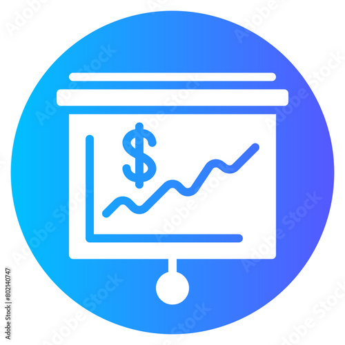 presentation gradient icon