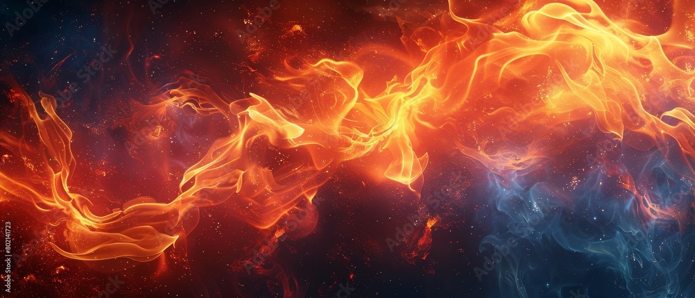 Abstract Fire Background Abstract Fire Background