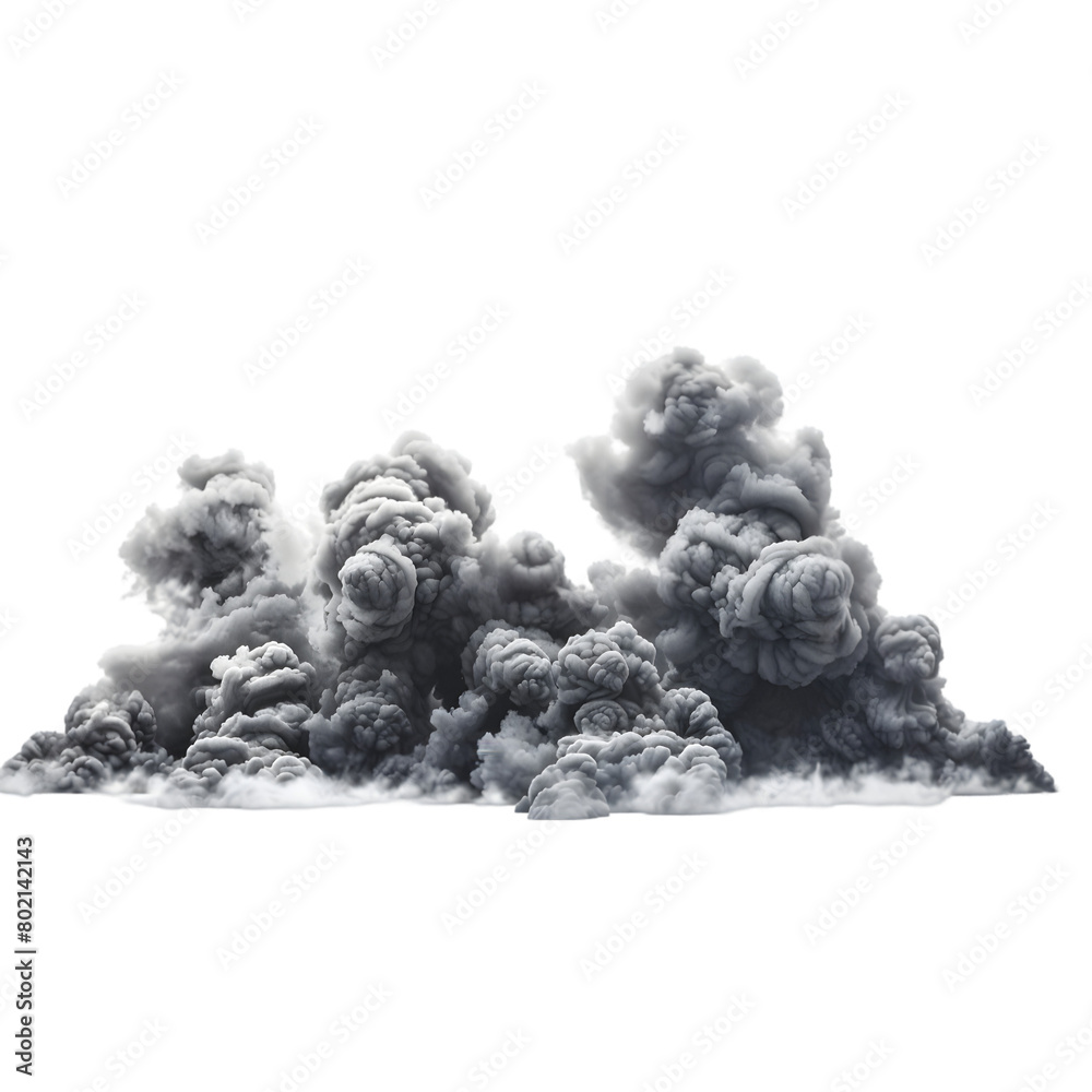 dark puffy cloud element isolated on a transparent background dark puffy cloud element isolated on a transparent background