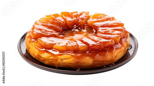 Classic Tarte Tatin isolated on transparent background PNG © FS Stock