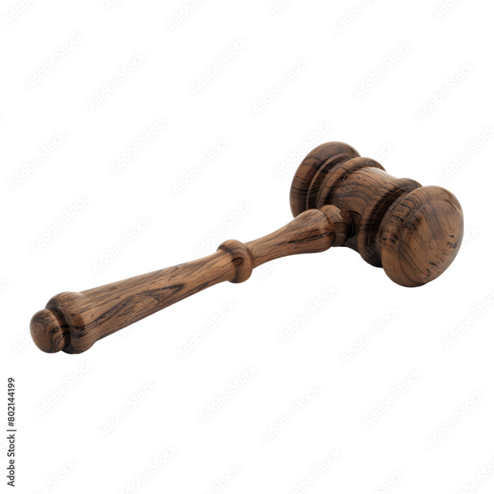 Gavel isolated on a transparent background Gavel isolated on a transparent background