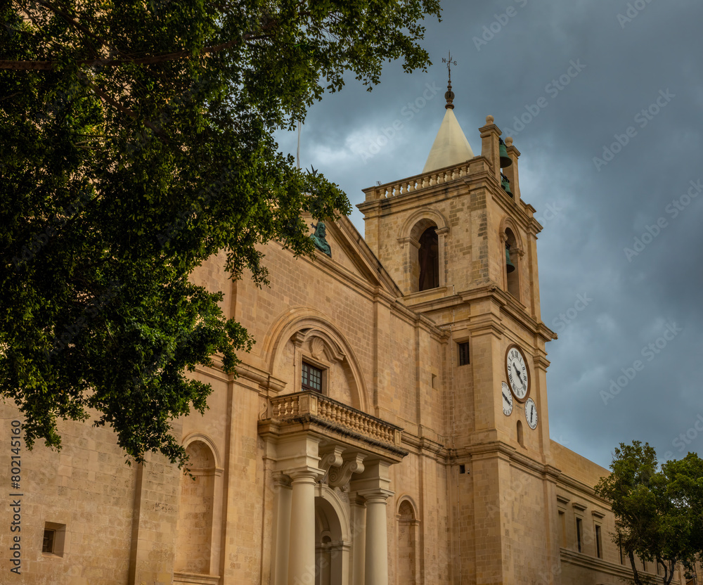 The iconic St John's Co-Cathedral (16th century),  Valletta (Il-Belt), Malta
