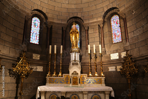 Interior of Saint Nicholas Cathedral in Monaco