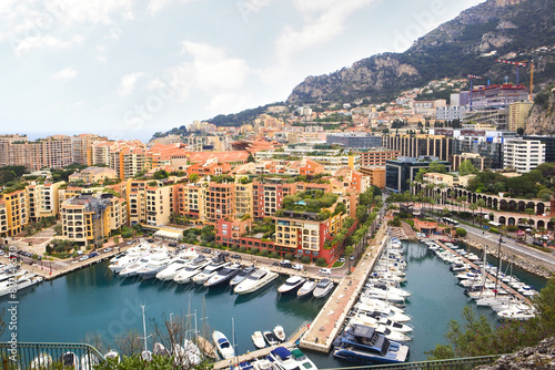  View on Fontvieille and Monaco Harbor photo