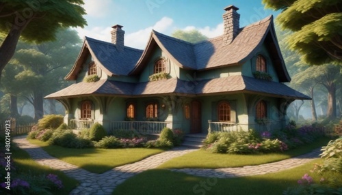 Whimsical fairytaleinspired cottage nestled in a m (7)