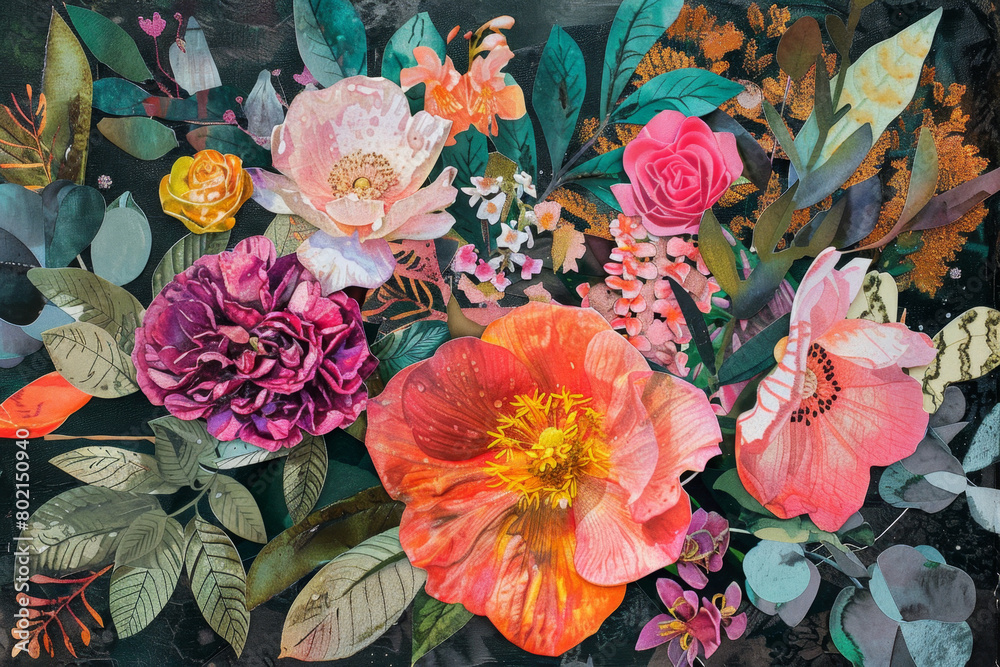 Florals and Botanical Collage Florals and Botanical Collage