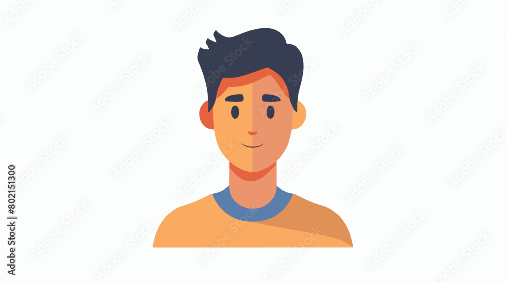 Male avatar. Modern, simple, and clean design.