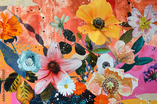 Florals and Botanical Collage