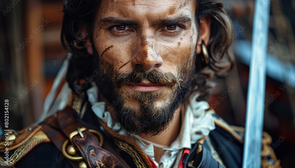 medieval bearded pirate medieval bearded pirate