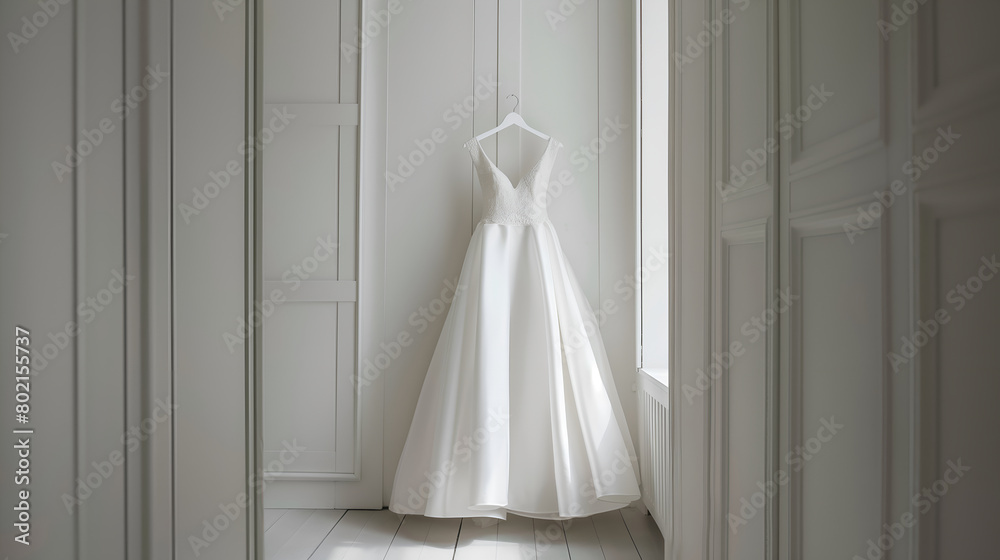 wedding dress on a hanger wedding dress on a hanger
