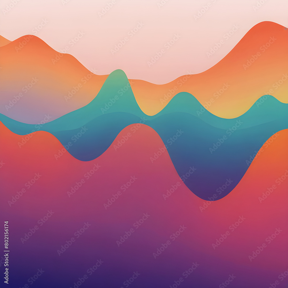 Fototapeta premium abstract background with waves
