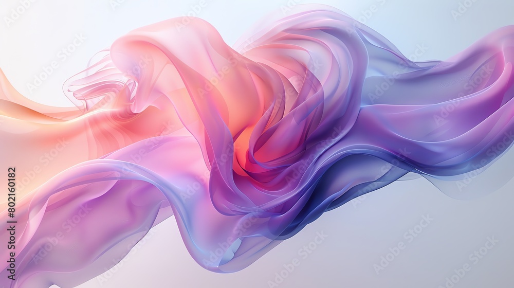Soothing pastel tones in a fluid motion creating an abstract circular explosion Soothing pastel tones in a fluid motion creating an abstract circular explosion
