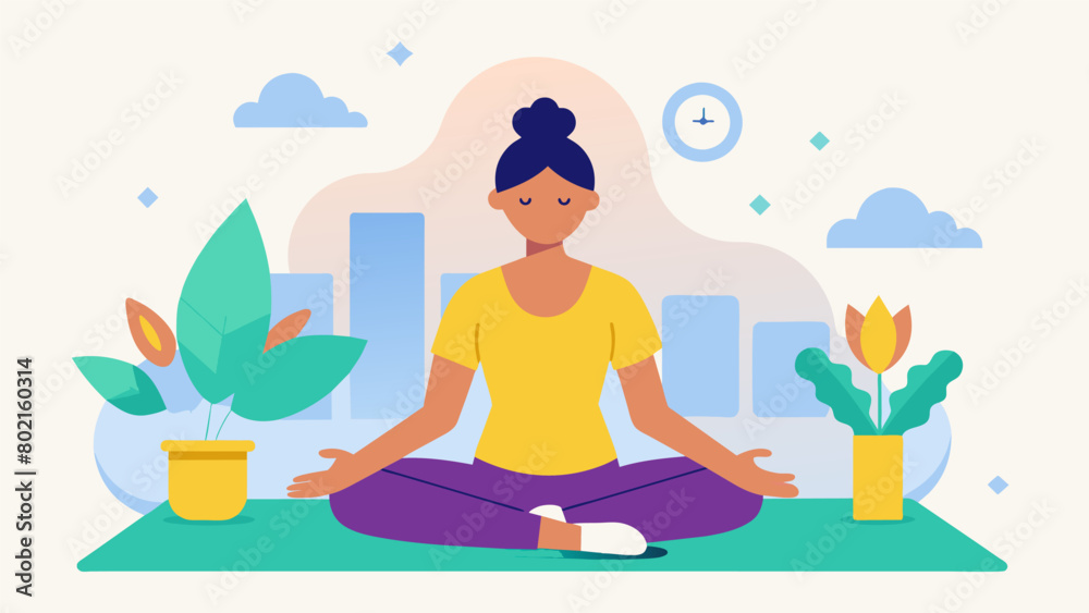 A person attending a yoga class as part of their longterm wellness plan which also includes regular ketamine therapy appointments to address past. A person attending a yoga class as part of their longterm wellness plan which also includes regular ketamine therapy appointments to address past.