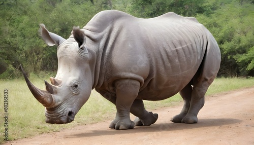 a rhinoceros in a safari experience upscaled 10