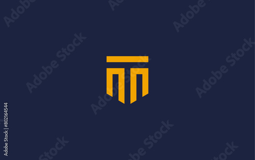 letter t with shield logo icon design vector design template inspiration photo