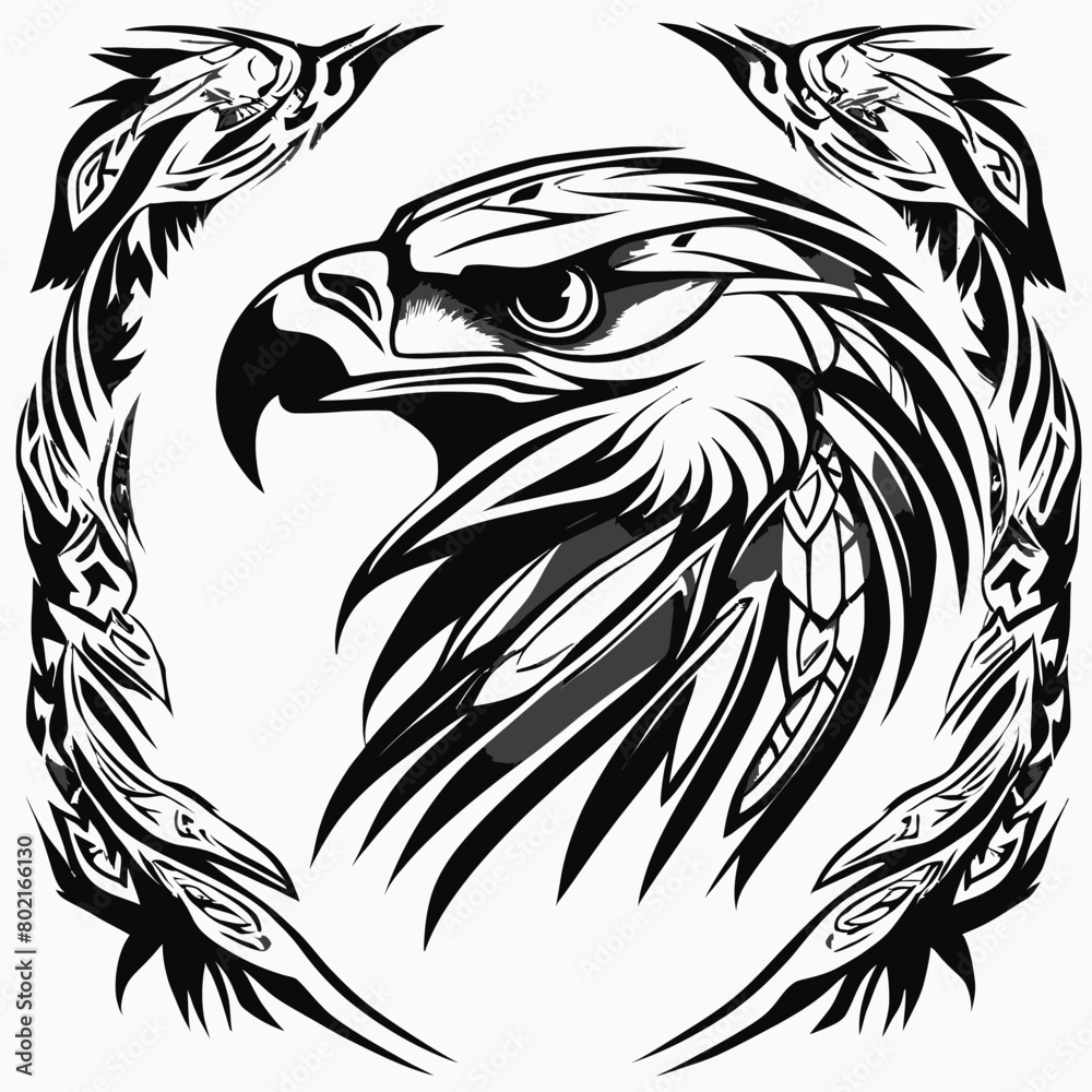 Obraz premium Tribal Eagle Artwork