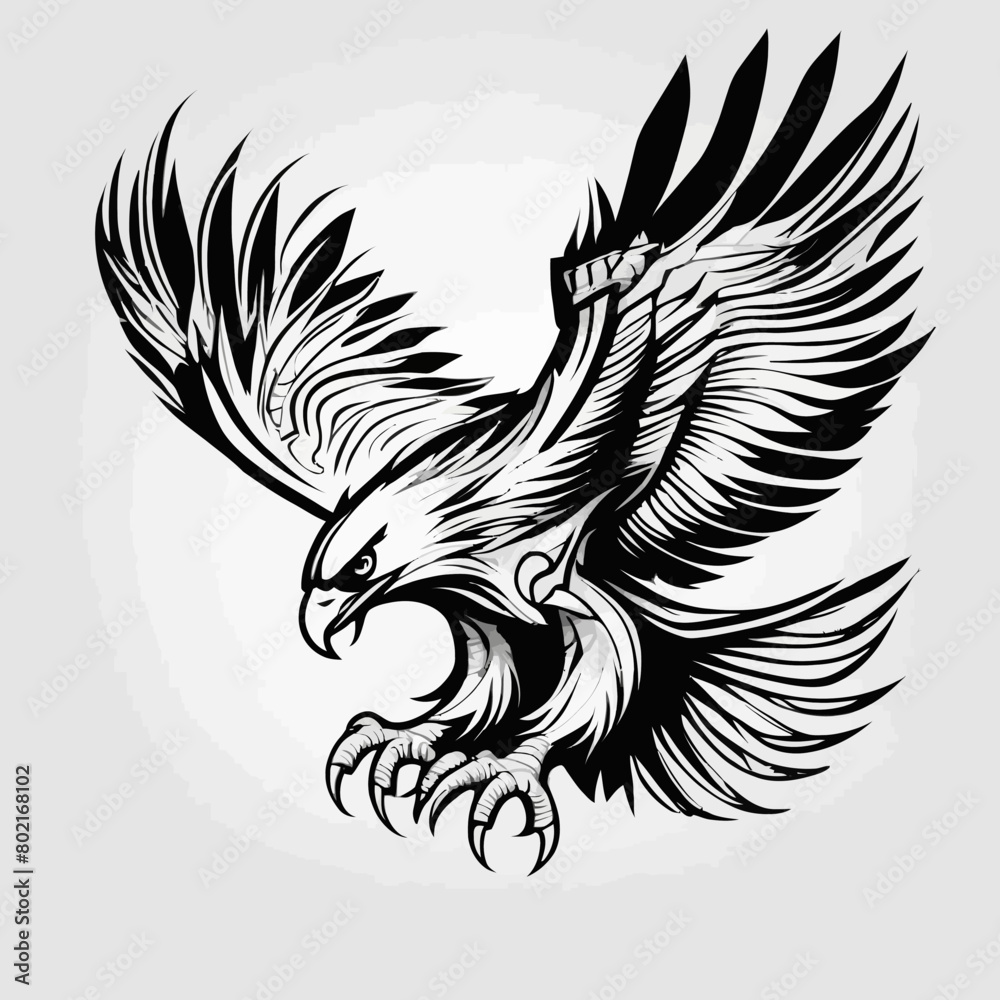 Obraz premium Tribal Eagle Artwork