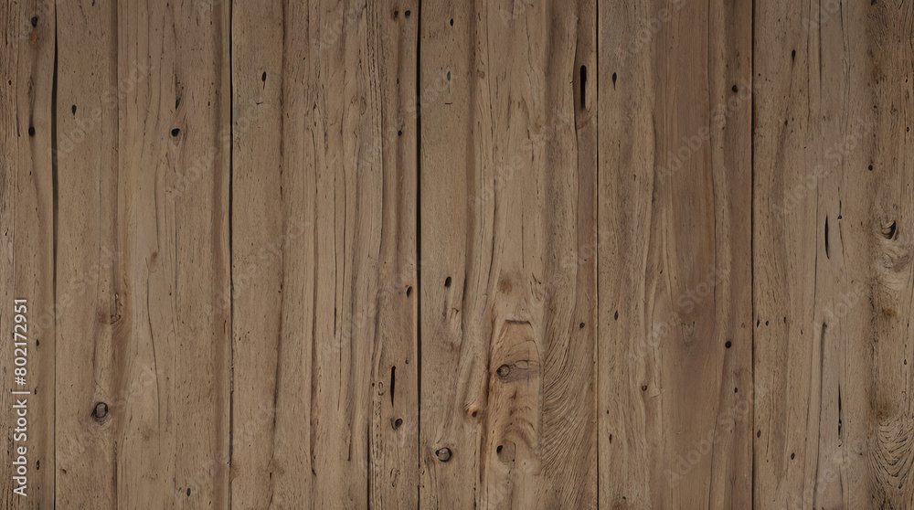 Fototapeta premium Vintage Wooden Plank Wall. Rustic Wood Board Background. Antique Paneling Texture. Rough Timber Wall Surface. Weathered Lumber Board Fence