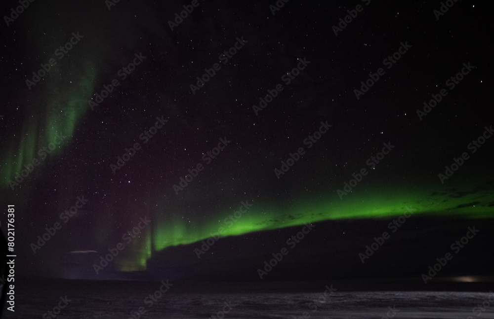 Aurora Borealis Illuminates the Night Sky in Nunavik Aurora Borealis Illuminates the Night Sky in Nunavik