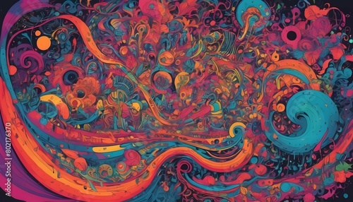 a psychedelic interpretation of music and sound wi upscaled 8