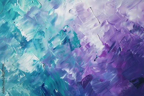 Abstract purple mint painting background. 
