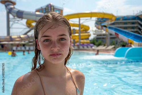 The girl at the water park © Alexander