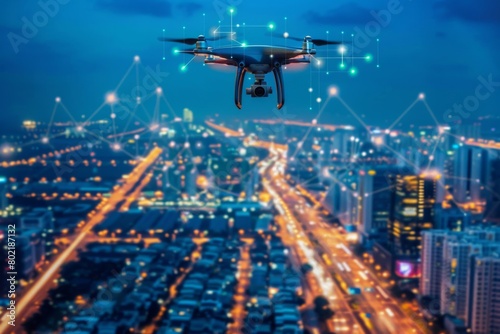 Smart Drone Technology Mapping Urban Area
