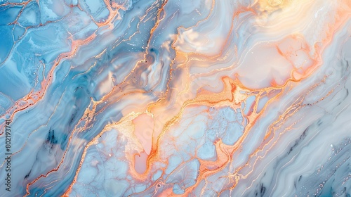 Wallpaper Mural Fluid Elegance of Swirling Alcohol Ink Marble Art Torontodigital.ca