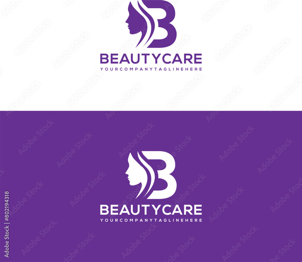 Beauty Care logo Creative and very modern minimalistic Beauty Care logo Creative and very modern minimalistic