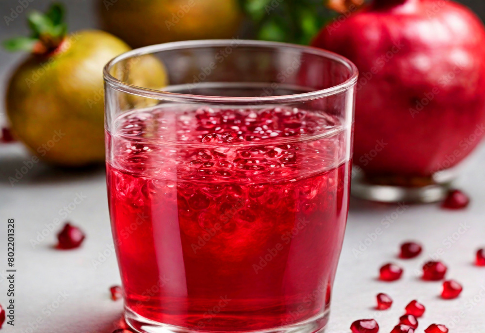 Pomegranate juice in a glass. Fruit dietary natural juice. Fresh pomegranate juice on the table. Pomegranate juice in a glass. Fruit dietary natural juice. Fresh pomegranate juice on the table.