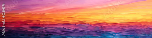 Experience the transformative power of a sunrise gradient spectacle, as dynamic colors merge into deeper hues, infusing the visual landscape with energy and vitality.