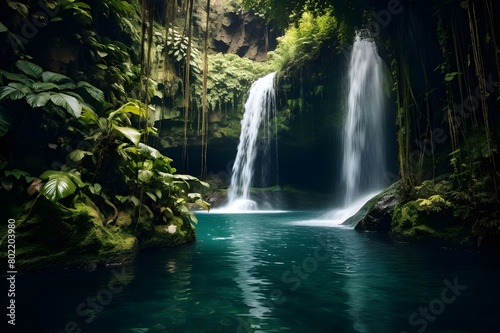 waterfall in the forest