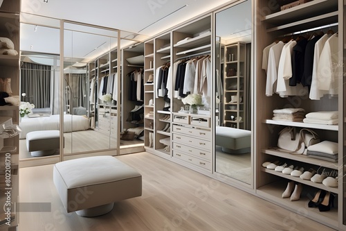 interior of a modern wardrobe © PZ SERVICES