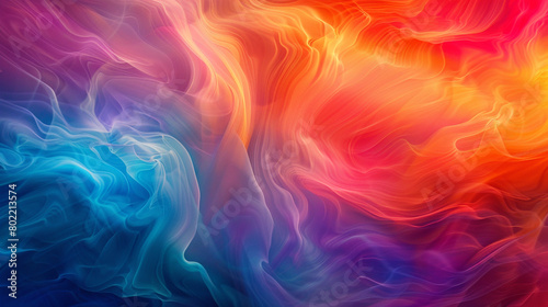 Discover the captivating dance of colors as they seamlessly merge into a stunning gradient wave.