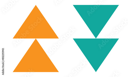Free Download Up and Down Arrows vector icon isolated on White background, Up and Down Arrows transparency logo design. EPS 10. - GFXLoad