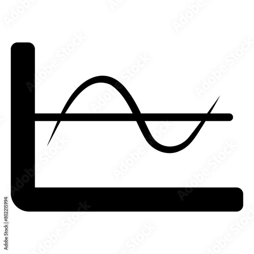 statistic line graph icon