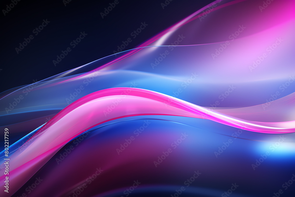Abstract digital wallpaper with swirling pink and blue neon lines and shimmering bokeh lights, futuristic data transfer concept Abstract digital wallpaper with swirling pink and blue neon lines and shimmering bokeh lights, futuristic data transfer concept