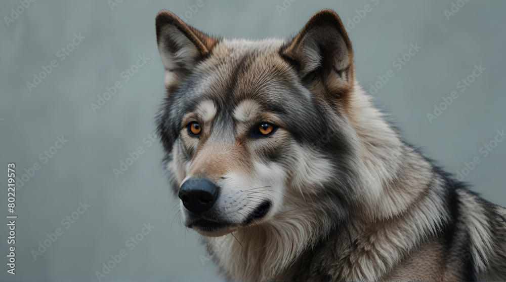 Lone Wolf Howling at the Moon generated ai Lone Wolf Howling at the Moon generated ai