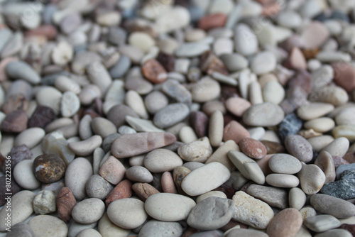 Background texture of pebbles or small river stone