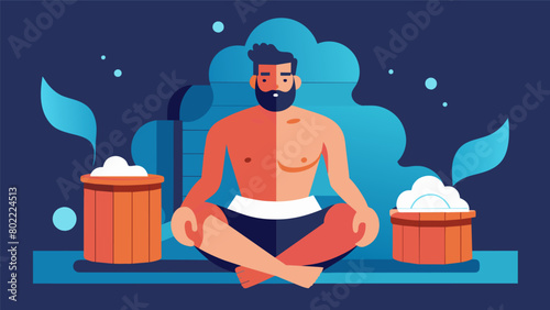 A healthconscious individual incorporates regular sauna sessions into their wellness routine believing in the benefits of sweating out toxins and.