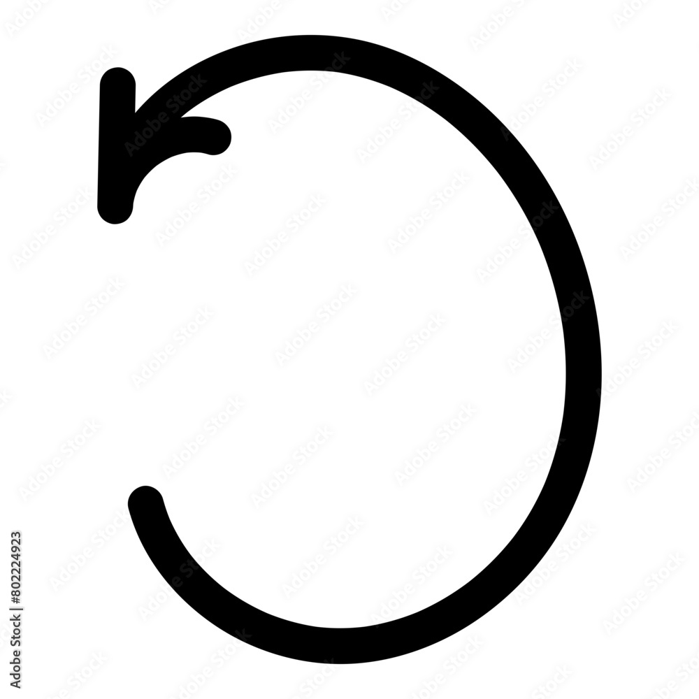 A black arrow pointing to the left - stock vector svg A black arrow pointing to the left - stock vector svg